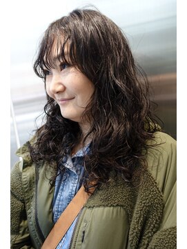 エアー 銀座タワー(AIR) 【藤岡】韓国風ロングの水艶ウェーブ