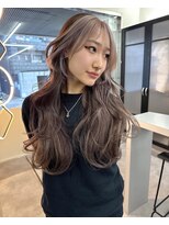 ラ キング(LA KING)&nbsp;着物ヘア/大人ガーリー/ダークアッシュ/似合わせカット/名古屋栄