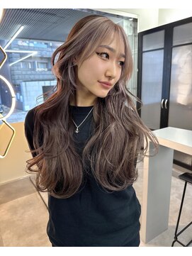 ラ キング(LA KING) 着物ヘア/大人ガーリー/ダークアッシュ/似合わせカット/名古屋栄