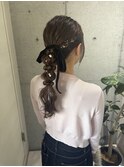編み下ろしポニー♪