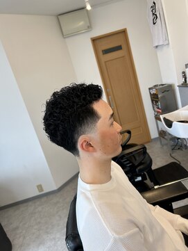岡田理髪処 perm style