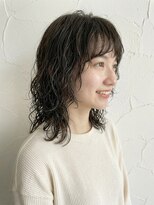 カバーヘア ブリス 大宮西口(COVER HAIR bliss)&nbsp;ウルフレイヤー/ミディアムパーマ/イメチェン/春カラーp大宮