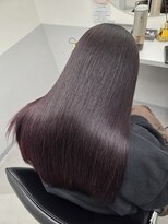 トッカ 茨木(tocca)&nbsp;【美髪矯正×髪質改善カラー×髪質改善TR】艶々ボルドーカラー★