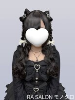 アールエーサロンモノクロ 秋葉原(RA SALON モノクロ)&nbsp;【推し活ヘア】立体リボンハーフツイン