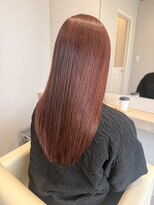 イマージュ 志免店(image)&nbsp;ピンクブラウン × ロングストレート