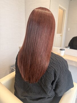 イマージュ 志免店(image) ピンクブラウン × ロングストレート