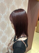 アース 天童店(HAIR&MAKE EARTH)&nbsp;ワインレッドカラー