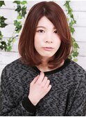 やらかわみのある☆ふんわりボブシルエット☆【大島】