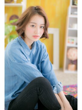 ミック 日暮里店(miq) 動くたびに表情が変わる♪ボブパーマスタイル♪