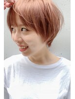 ヘア デザイン ヴェルダ(hair design Verda) 【verda】ミルクピンク×ことりベージュ×ウォータフォール