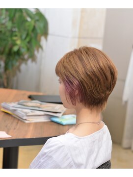 ルルアンドロロ(Lulu&Lolo) 【インナーカラー】ナチュラルベージュ×ピンク