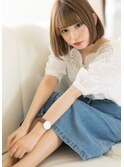 小顔ワンカールボブ