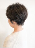 【WILLOW京橋】朝らくニュアンスパーマのショートボブ(井下貴史)
