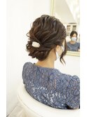 ウェーブアップスタイル　ヘアセット