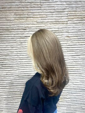 ビス ヘア アンド ビューティー 西新井店(Vis Hair＆Beauty) フェイスフレーミングカラー/ベージュ/ブロンド/インスタ人気