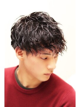 ヘアーアンドグルーミング ヨシザワインク(HAIR&GROOMING YOSHIZAWA Inc.) 【ヨシザワ人形町】ツーブロックマッシュスパイラルパーマ