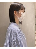 【YOKE】前下がりボブ 切りっぱなしボブショートボブ