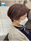 ピンクカラーショート