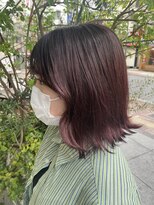 ゼスト フィーノ(ZEST fino) 【ZEST立川店 三谷海斗】グラデーションワインレッド