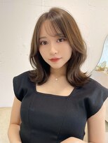 ルームバイシー 新宿(Loom. by Sea)&nbsp;大人可愛いくびれヘア/ペールベージュ/韓国ヘア
