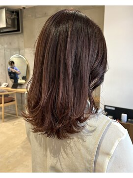 ガーデン オオタカノモリ(garden otakanomori) 大人ガーリー色持ち抜群ピンクベージュくびれミディアムレイヤー