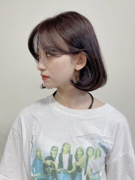 ナループロア ルームー(Nalu pu loa ROOMOO) 結べるタンバルモリ/韓国ボブ/タッセルカット/韓国タンバルモリ