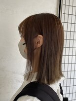 トレヘアー(tRe hair) 切りっぱなしボブ ミディアムヘア