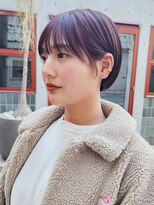 シャロン(SHARON)&nbsp;【SHARON原宿】丸みボブ×ピンクブラウン