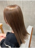 さら艶ストレート×髪質改善ケア#1 Wカラー/ハイライト