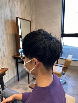 エヌアンドエー 杉戸高野台店(N&A) 爽やかショート#3 ビジネススーツ短髪黒髪ツーブロックフェード