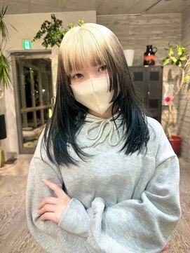 ヲタク(wotaku.) ルーツカラーデザインカラーセクションカラーインナーカラー