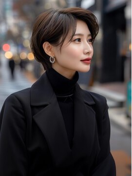 アルトリスト(Altruist Aging×HAIR&SPA) ☆オリーブグレーココアベージュ小顔クラゲヘアー/黒髪/髪質改善