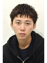 ココ 本八幡(KOKO) □スパイキーショートブルーブラックフェザーパーマサーフカール