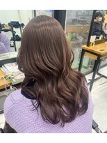 ゲーム 下北沢(GAME)&nbsp;デジタルパーマミルクティーベージュカラー髪質改善韓国ヘア