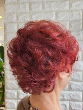 松本平太郎美容室 国立店 シニアショートパーマ/30代40代50代60代