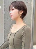 シースルーバング簡単スタイリング小顔ツヤ髪スタイルS48