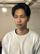 ファルベ(Farbe) スペインカールスパイキーショートブルーブラックフェザーパーマ