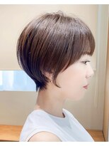 エダ 鎌倉(edA.)&nbsp;小顔ショート#髪質改善#白髪ぼかし#鎌倉#40代#50代#グレージュ