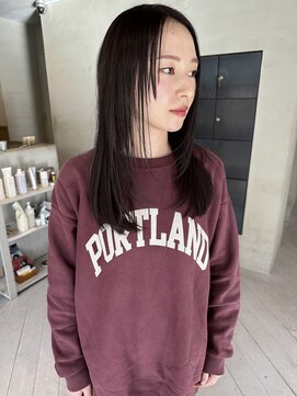 ヘアー アイス ルーチェ(HAIR ICI LUCE) 収まり良いスタイル 顔まわりレイヤー 顔まわりウルフ 西田