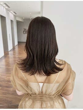 ザック ヴィ(ZACC vie) こなれミディ /くびれヘア /イメチェン / ショコラブラウン