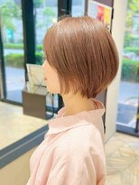 ジアン バイ ミルボン 西宮ガーデンズプラス(GIEN by milbon) 白髪ぼかしカラー/ブラウンベージュ/ショートカット/末吉 海斗