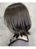 透明感グレー外ハネ☆☆