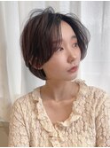 ★ショートパーマ　ワンカール　トップふんわり