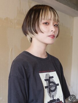 フィエル(fielu) コンパクト韓流ボブ×ツートーンカラー 2【担当:ISAO】
