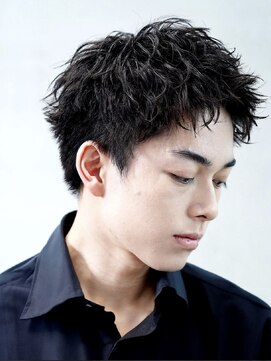 フィフス 大分(fifth) 大分ツイストスパイラルパーマメンズカットスパイキーショート