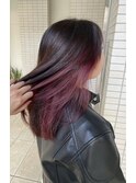 ガッツリいれたインナーパープル◎
