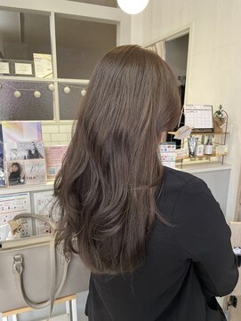 ハイレート ウニクス川越店(Hairate) [Ikeda]くすみベージュカラー×レイヤーカット