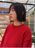 タッセルボブ（切っぱなしボブ）