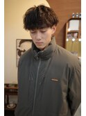 メンズ波巻きスパイラルパーマツイストピンパーマ眉毛カット岡山