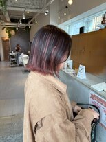 マッシュ グランバーズ 布施(MASHU GRANDVASE) 【東大阪布施】インナーカラーで春色ピンク/20代・30代